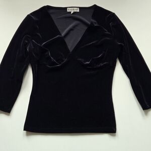 Black Velvet Top